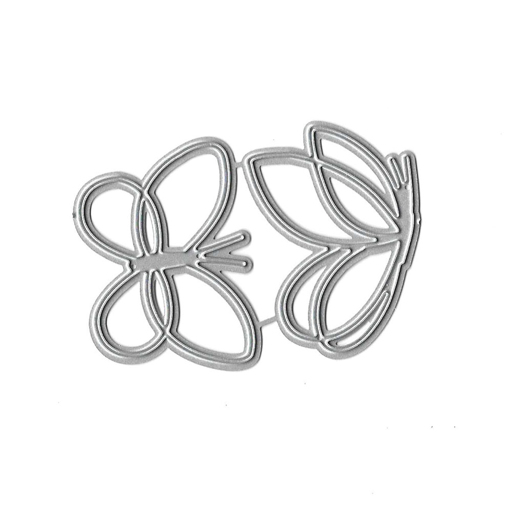 Steel Dies - Simple Butterflies (Set of 2 dies)