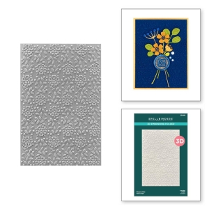 Spellbinders 3D Embossing Folder 5.5"X8.5" - Floral and Vine