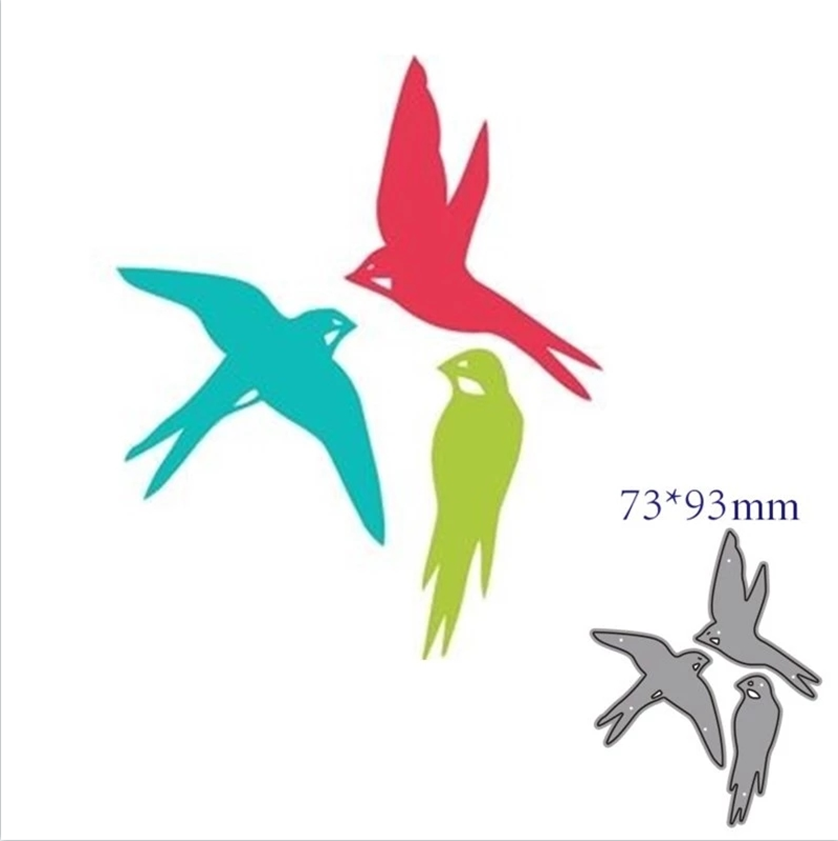 Steel Dies - Birds (Set of 3 dies)