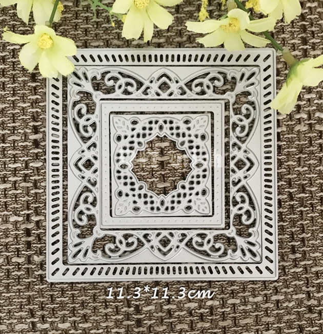 Steel Dies - Filigree Squares (Set of 4 dies)