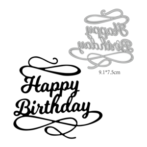 Steel Cutting Dies - Happy Birthday (LC298)