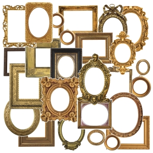 CrafTangles Precut Journal Stickers - Frames 2 (Pack of 26 stickers)