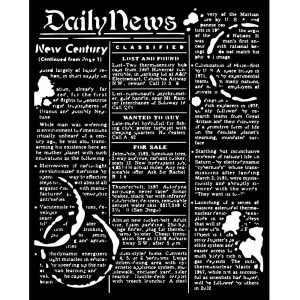 Stamperia Stencil 20 by 25 cm - Coffee And Chocolate Daily News