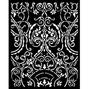 Stamperia Stencil 20 by 25 cm - Sir Vagabond In Fantasy World Metal Deco