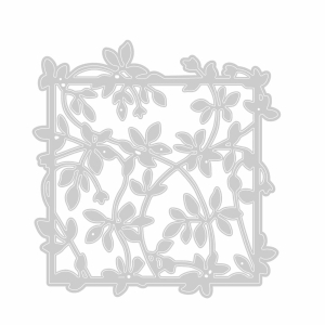 Steel Background Dies - Leaves Frame