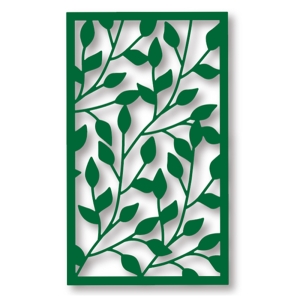 Steel Background Dies - Leaves
