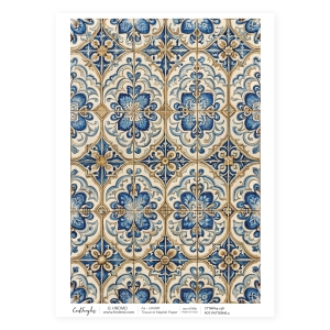 CrafTangles Decoupage Napkin / Tissue / Collage Paper - Pottery Patterns 4